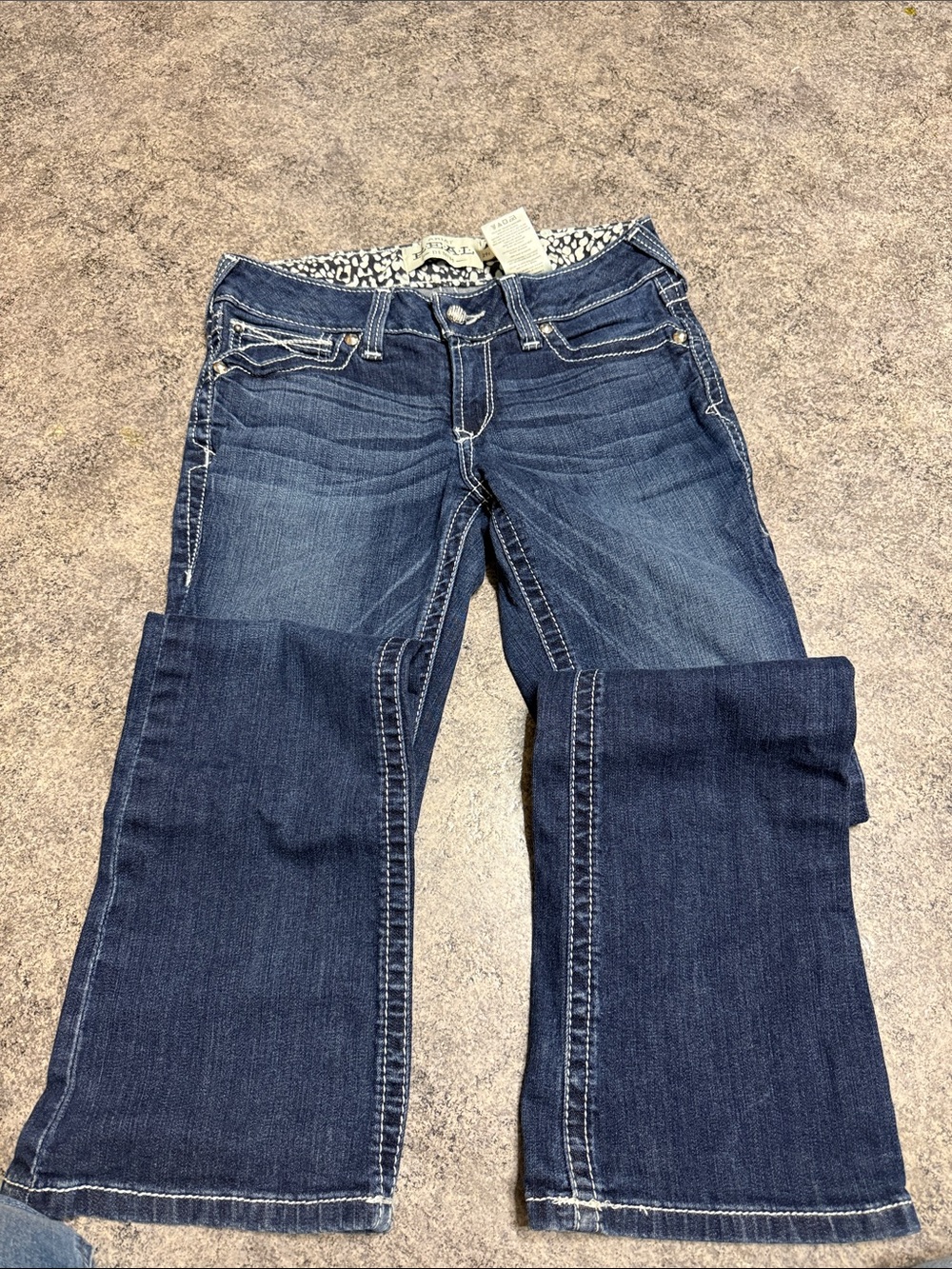Ariat Dark Blue Wide-Leg Jeans
